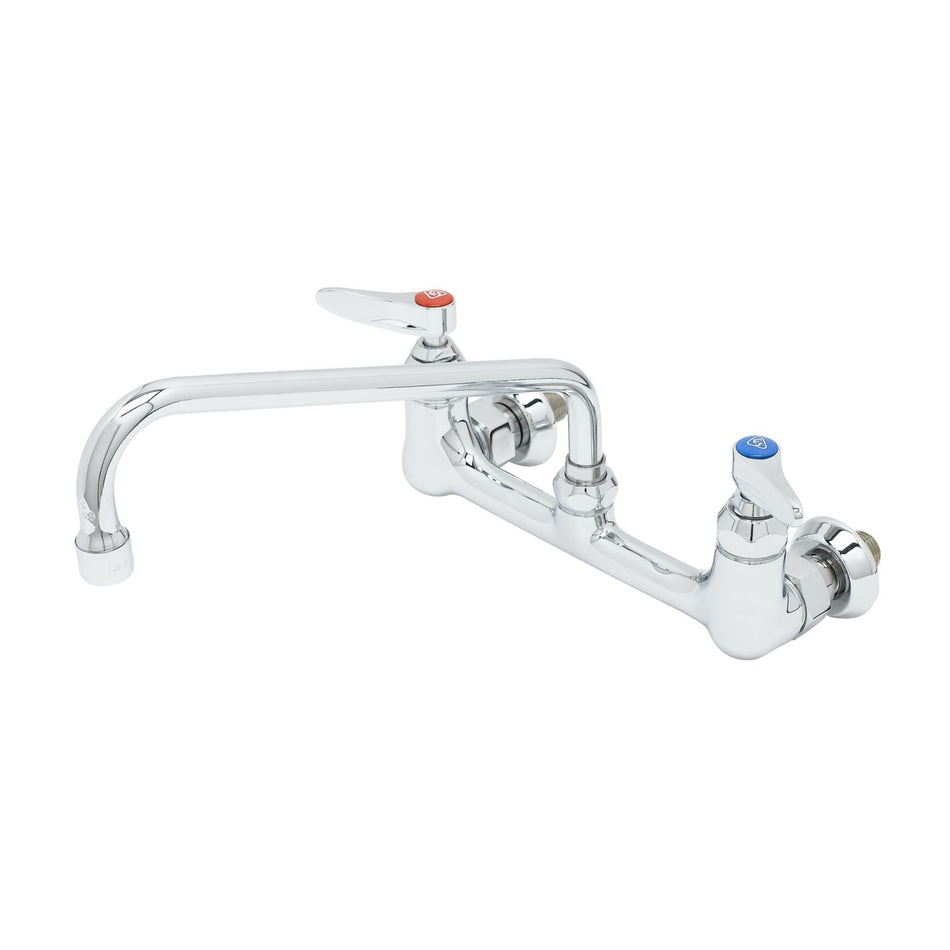 8" Wall Mount Faucet w/ Eternas, 10" Swing Nozzle (061X), 00EE Inlets