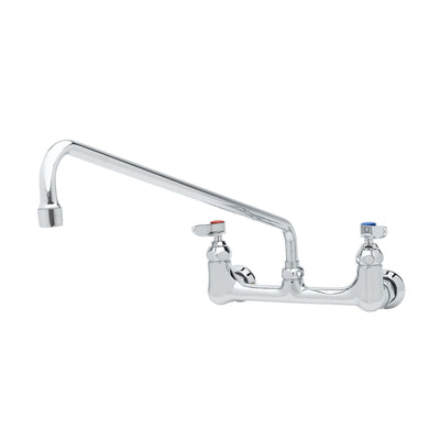 T&S Brass B-0230-EE Splash Mount Pantry Faucet - 18" Swivel Nozzle