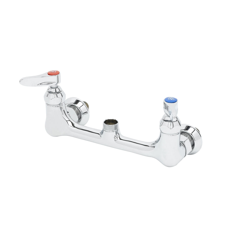 Double Pantry Base Faucet, Wall Mount, 8" Centers, 00EE Inlets, Less Nozzle
