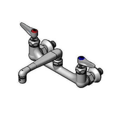 T&S Brass B-0234-EE Pantry Faucet - 8" Centers & EE Wall Inlets