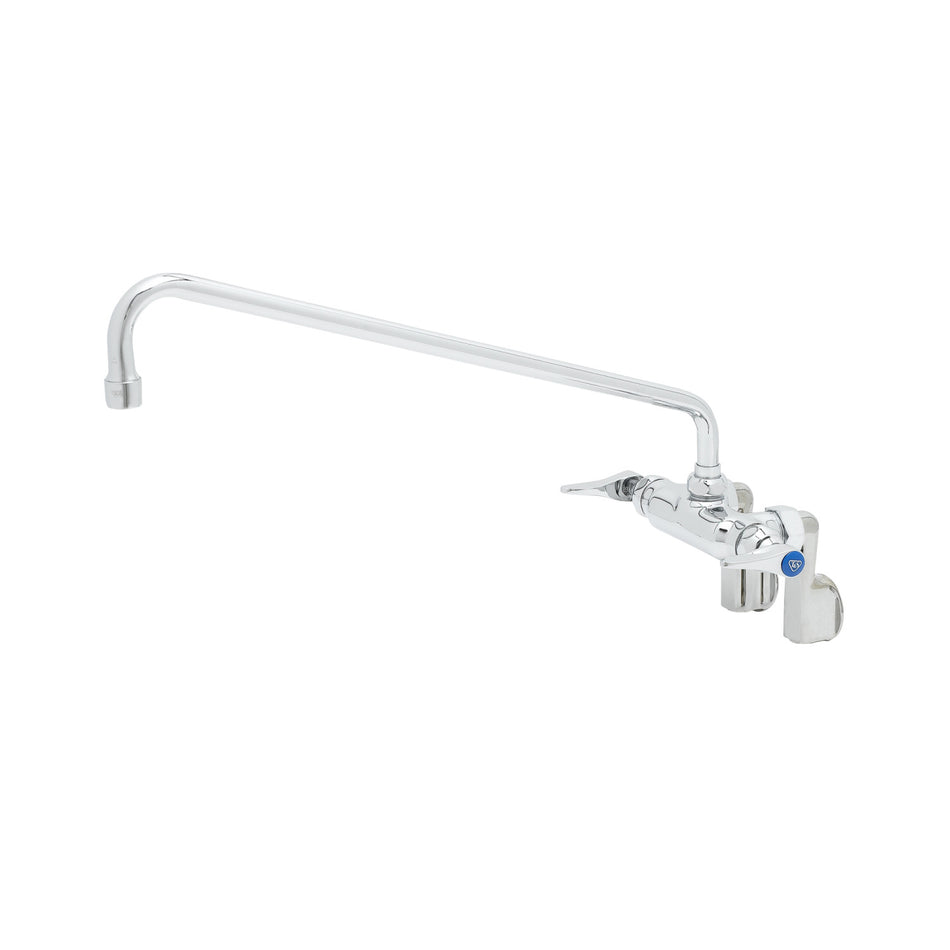 T&S B-0235 Splash Mount Mixing Faucet w/ 18" Swing Nozzle