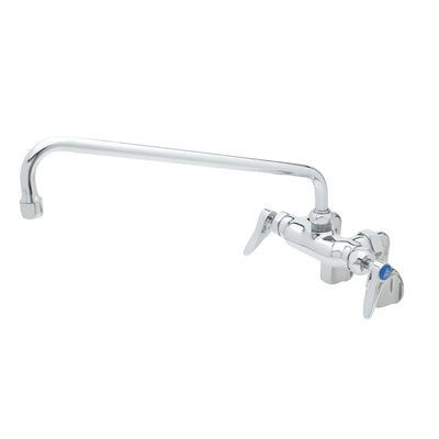T&S Brass B-0236-CR-063X Double Pantry Faucet - Ceramas & 14" Nozzle