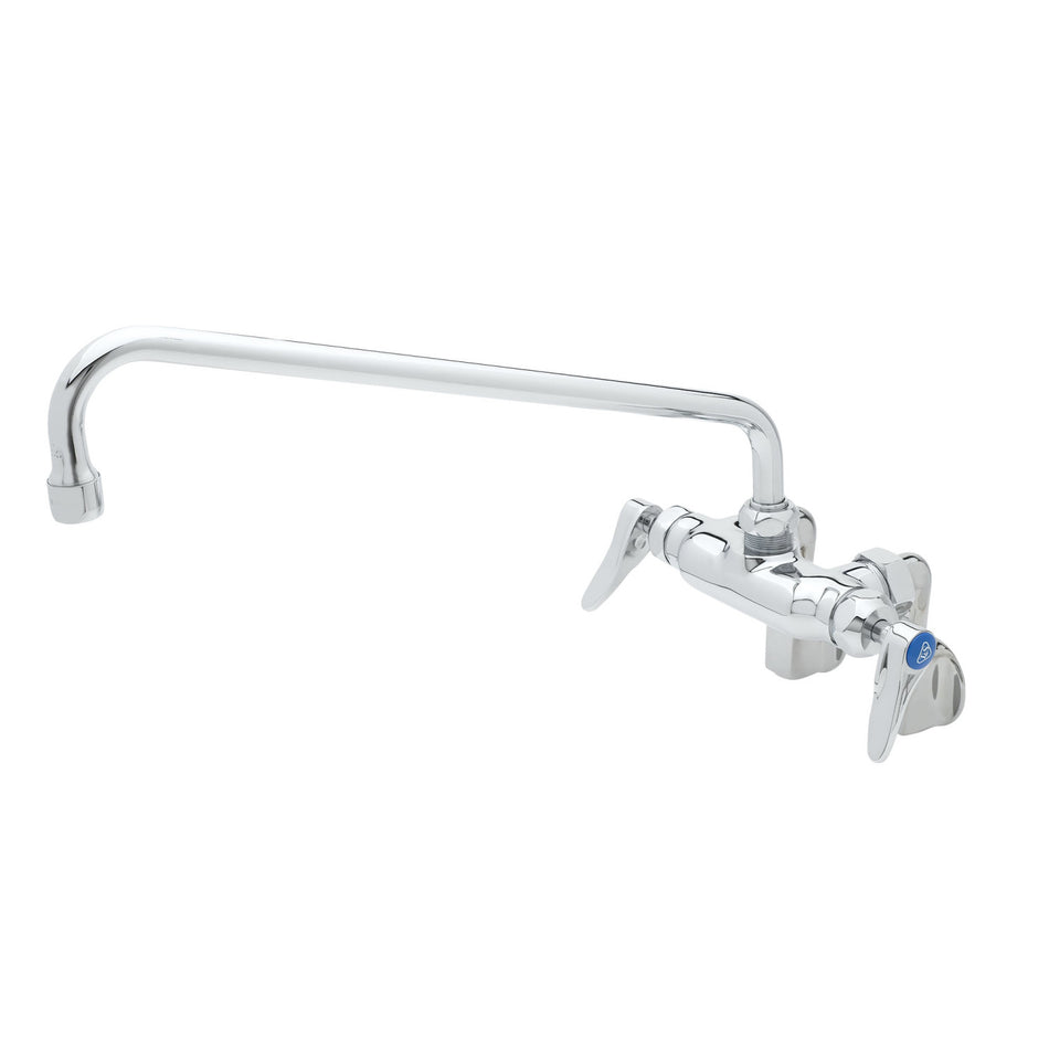 T&S Brass B-0236-CR-063X Double Pantry Faucet - Ceramas & 14" Nozzle