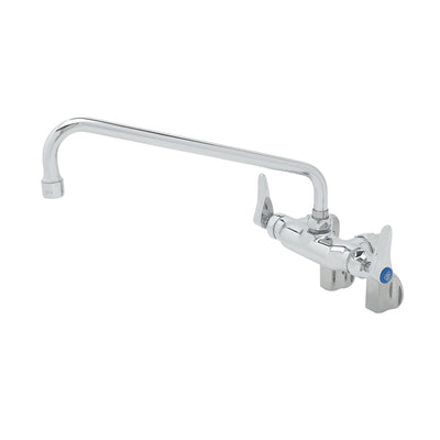 T&S Brass B-0236-CR-EK Double Pantry Faucet - Ceramas & Elbow Kit