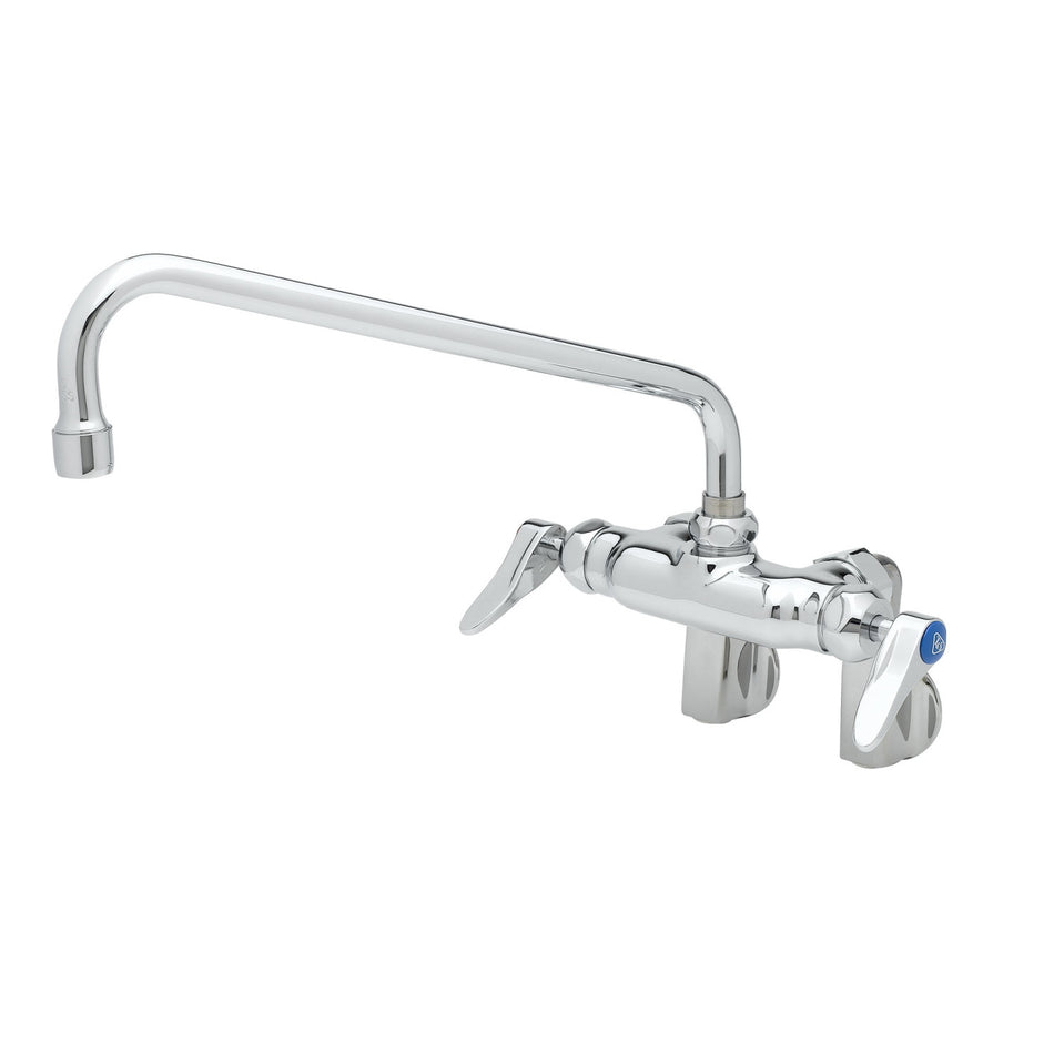 T&S Brass B-0236-CR Double Pantry Faucet - Ceramas & Adj. Centers