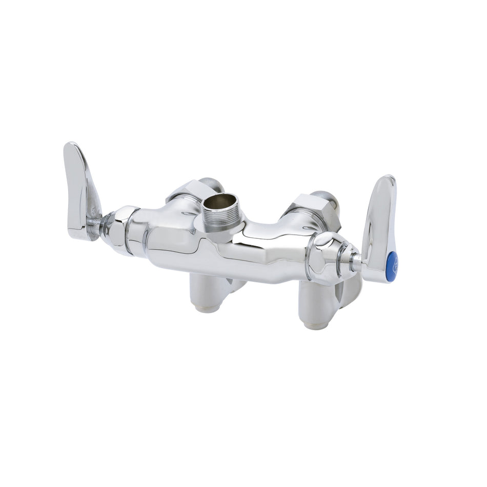 T&S B-0240-LN Sink Mixing Faucet, 1/2" IPS Female, Adjustable Centers, Wall Mount