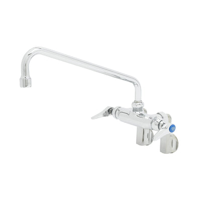 T&S Brass B-0241 Splash Mount Mixing Faucet - 12" Swivel Nozzle
