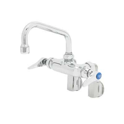 T&S Brass B-0242 Double Pantry Faucet - Adj. Centers & 6" Swing Nozzle