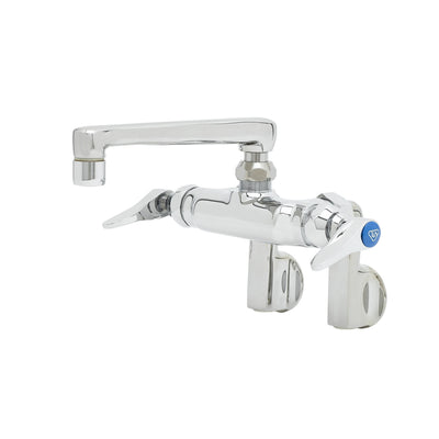 T&S Brass B-0243 Double Pantry Faucet - Adj. Centers & 6" Cast Spout