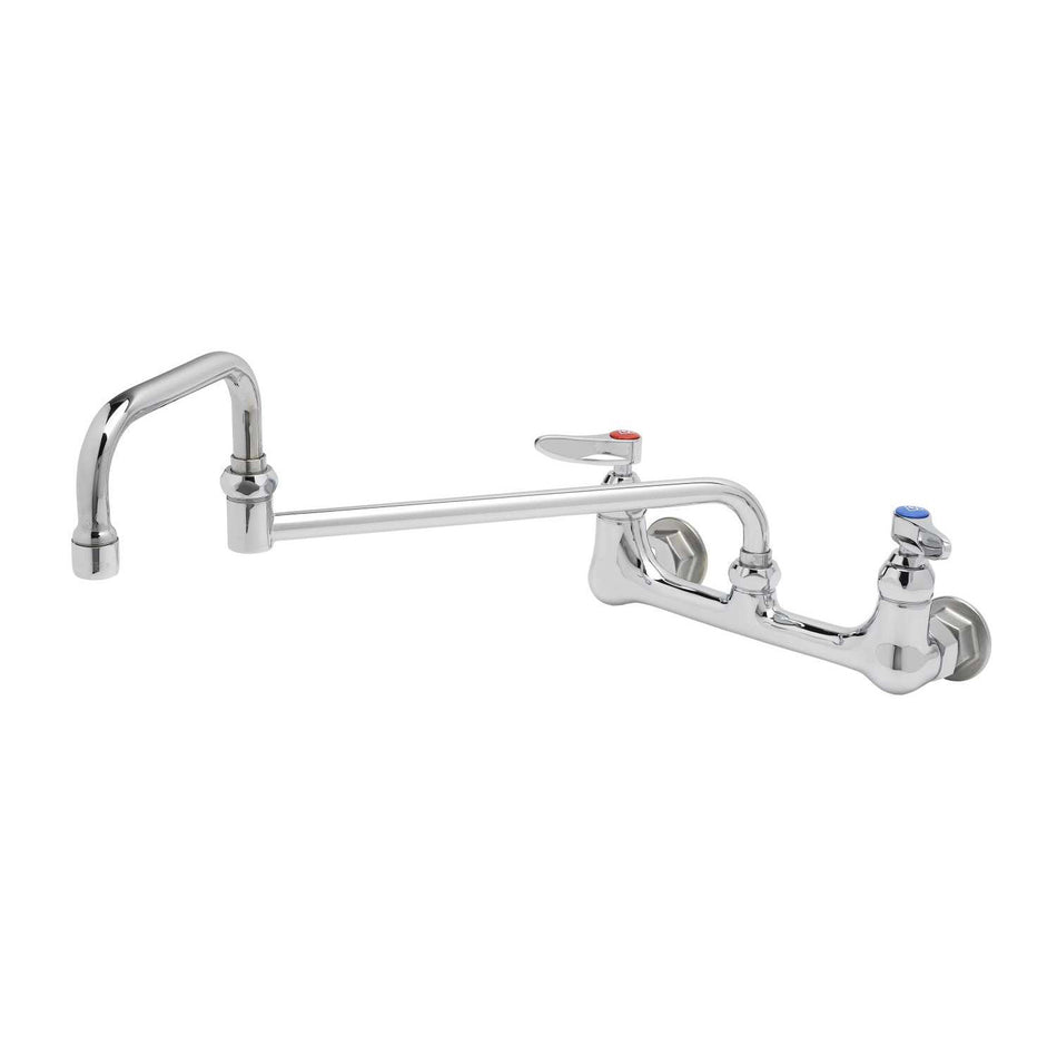 T&S B-0265 Splash Mount Faucet w/ 18" Double Jointed Swing Nozzle