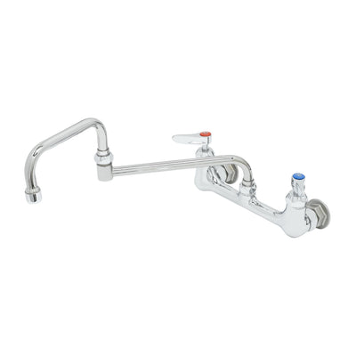 T&S Brass B-0266-CR-SC Pantry Mixing Faucet - Ceramas & 15" Double-Joint