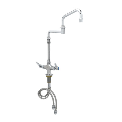 T&S Brass B-0268-02 Deck Mount Pantry Faucet - 18" Double-Joint