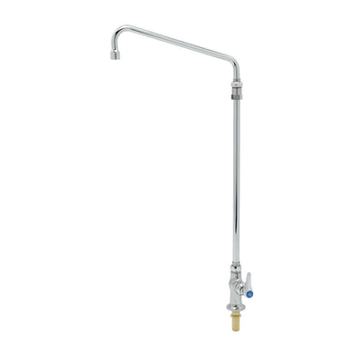 T&S Brass B-0276 Deck Mount Pantry Faucet - 12" Swivel Nozzle
