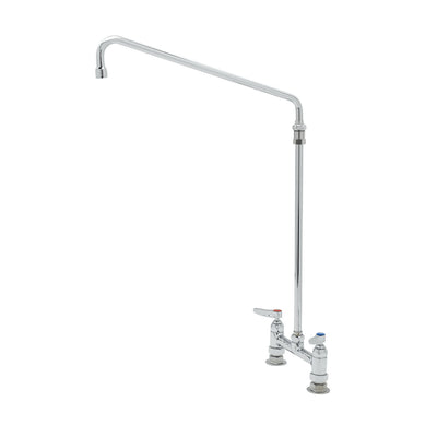 T&S Brass B-0280 Mixing Faucet - 18" Swivel Nozzle (Deck Mount)