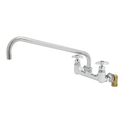 T&S Brass B-0291 Pot Filler - 18" Swivel Nozzle (Wall Mount)