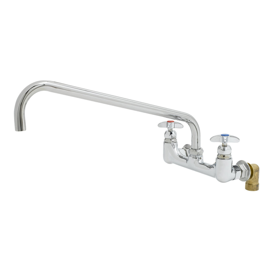 T&S B-0291 Splash Mount Pot Filler Sink Faucet w/ 18" Swing Nozzle