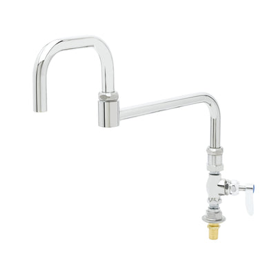 T&S Brass B-0296-18DJ-CKP Big-Flo Pantry Faucet - 18" Double-Joint & Plain End