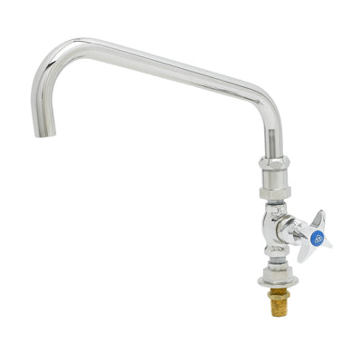 T&S Brass B-0296 Pot Filler - 12" Swivel Nozzle (Deck Mount)