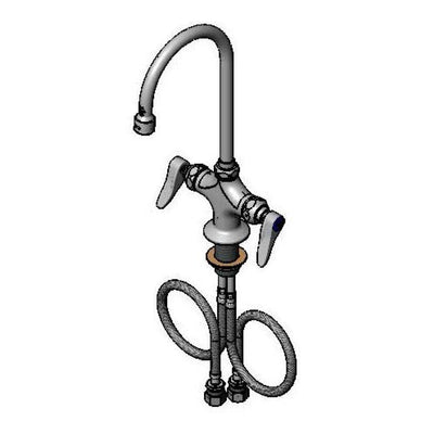 T&S Brass B-0302 Single Hole Pantry Faucet - 10-3/4" Gooseneck