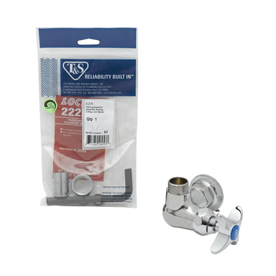 T&S Brass B-0310-LN Single Sink Faucet Base - 1/2" IPS Female