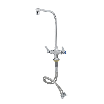 T&S Brass B-0318-03 Mixing Faucet - High-Arc Gooseneck & Lever Handles
