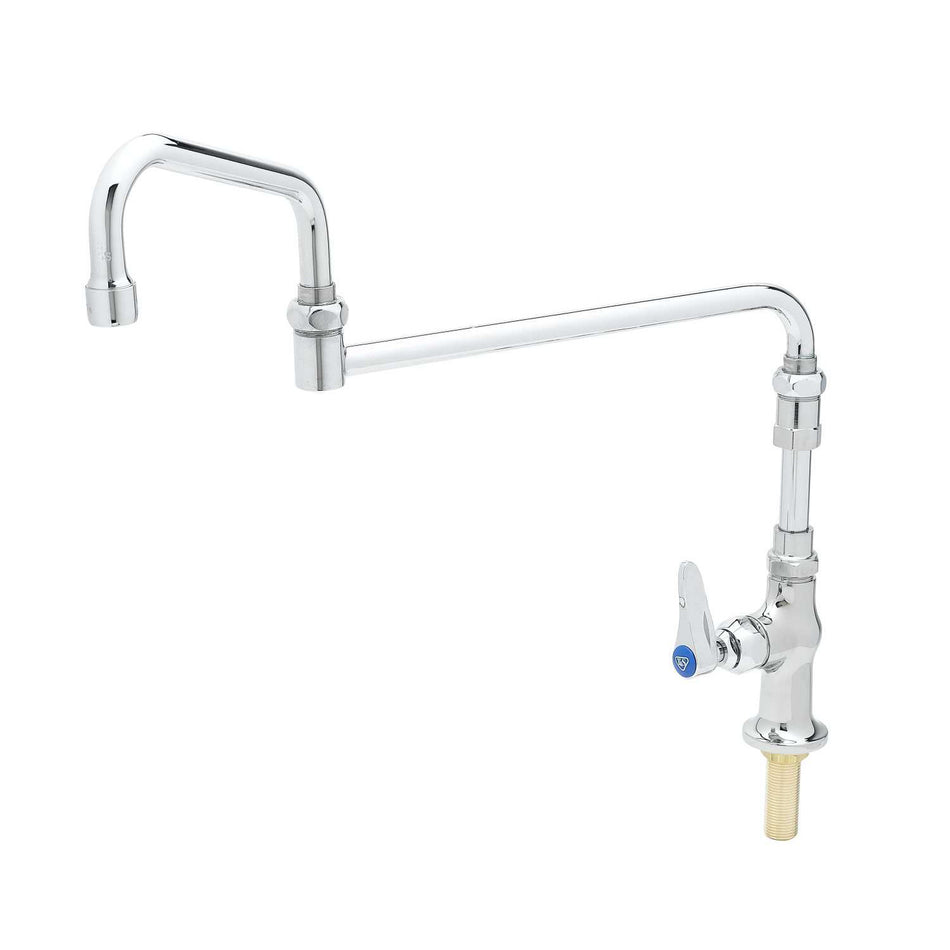 Single Pantry Faucet, Special 18" Double-Joint Swing Nozzle, 4-5/8" Extension