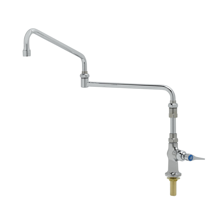 Single Pantry Faucet, Special 24" Double-Joint Swing Nozzle, 4-5/8" Extension