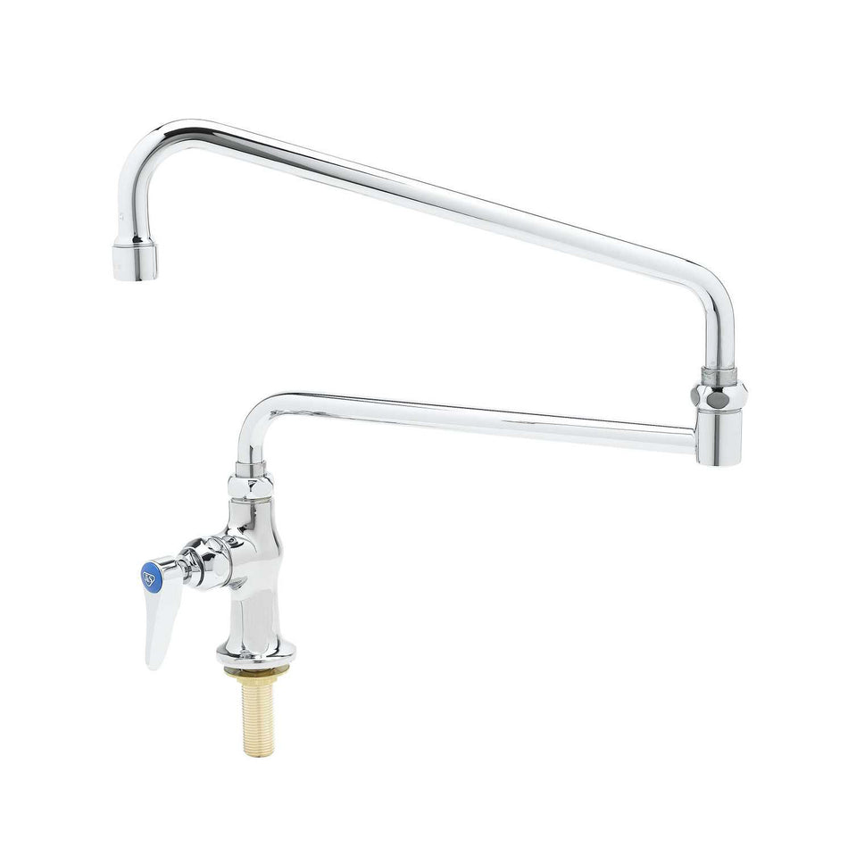 Single Pantry Faucet, Special 24" Double-Joint Swing Nozzle
