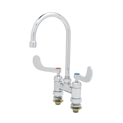 T&S Brass B-0325-CC-CR-W4 Pantry Faucet - Ceramas & 00CC Inlets & Wrist Handles