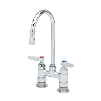 T&S Brass B-0325 Double Pantry Faucet - 4" Centers & Swivel GN