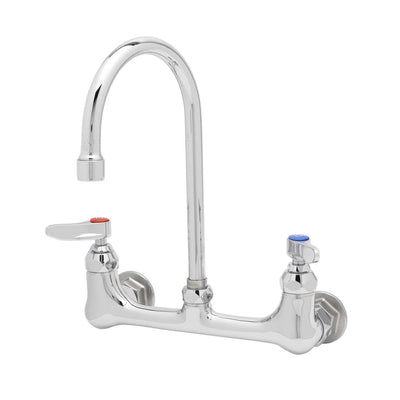T&S Brass B-0331 Double Pantry Faucet - 6" Swivel Gooseneck