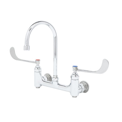 T&S Brass B-0353 Medical Faucet - 8" Wall Mount & 6" Wrist handles