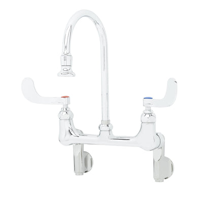 T&S Brass B-0355-04 Wall Mount Faucet - Adjustable Centers & Rosespray