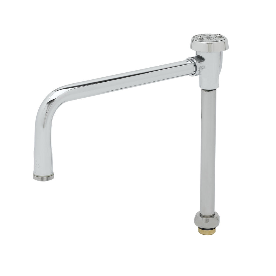 T&S B-0407-03 Swivel Vacuum Breaker Gooseneck, 9 1/4"High, 8 3/4"Long