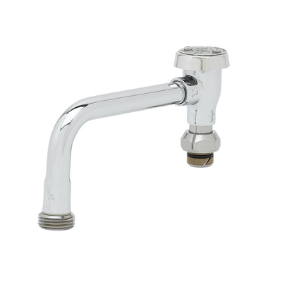 T&S Brass B-0409-02 Vacuum Breaker Swing Nozzle - 6" & Hose Outlet