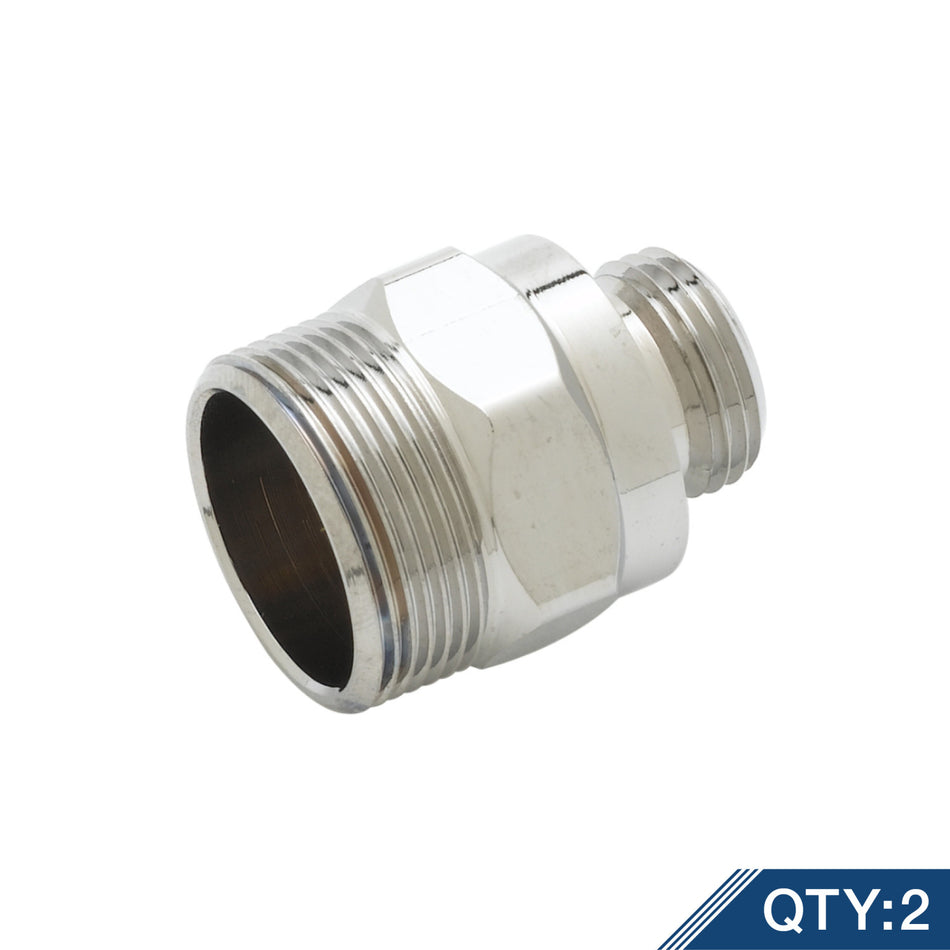 T&S Brass B-0412-M Rigid to Swivel Adapter - 2-Pack