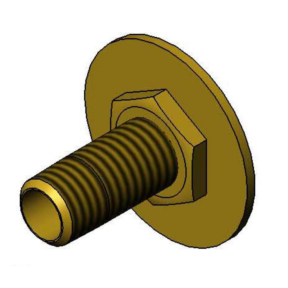 T&S B-0428 Supply Nipple Unit, 3/8" x 2 1/3"