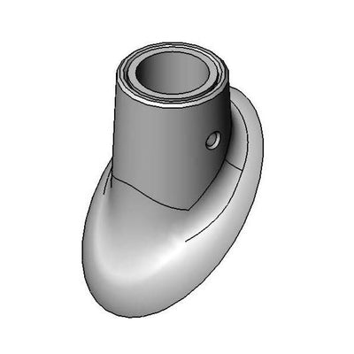 T&S Brass B-0462 Angled Slip Flange - 3/8" NPT