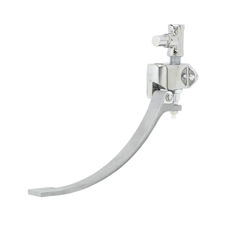 T&S Brass B-0508-LKS Single Pedal Valve - Wall Mount & Straight Loose Key Stop
