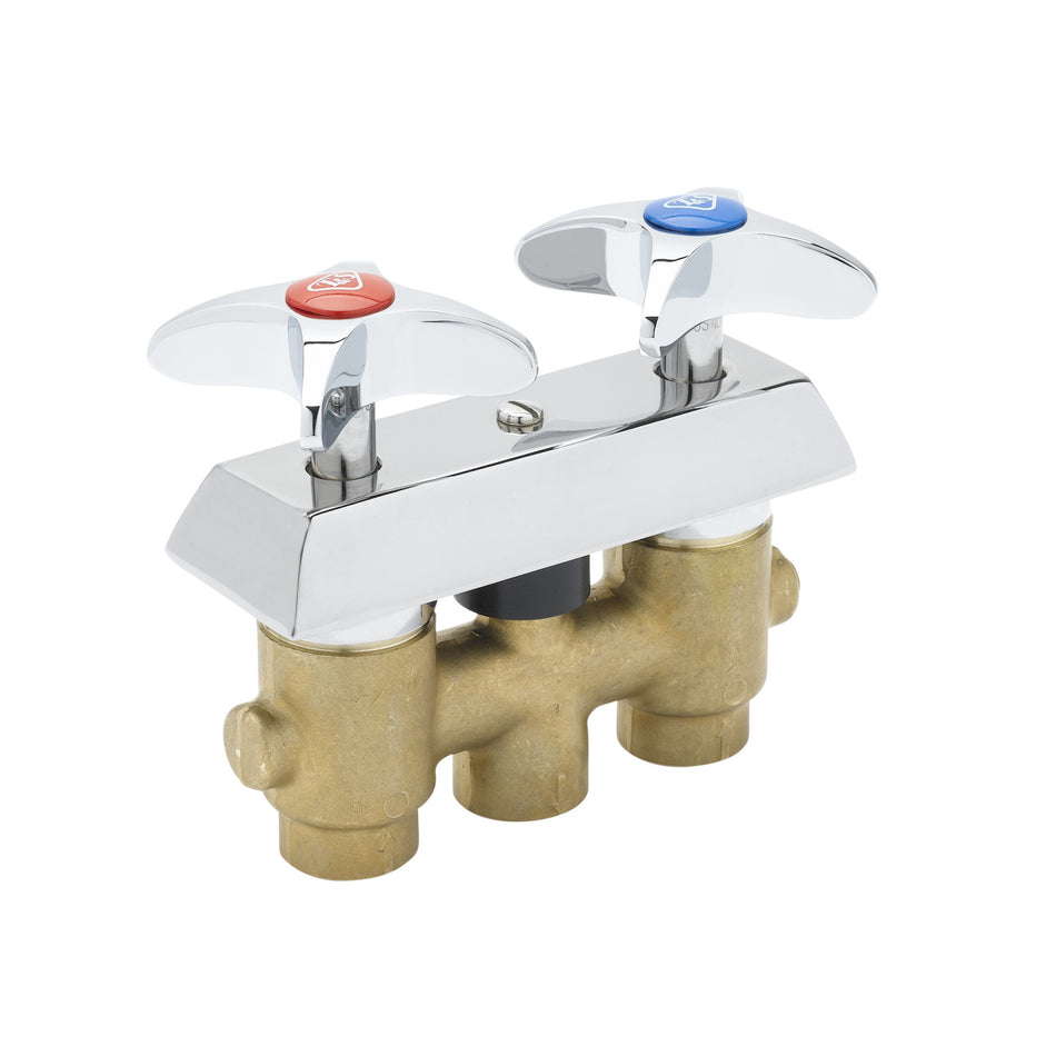 T&S B-0512 Shut-Off Control Valve, 3/8" NPT Inlets & Outlets, Wall Mount