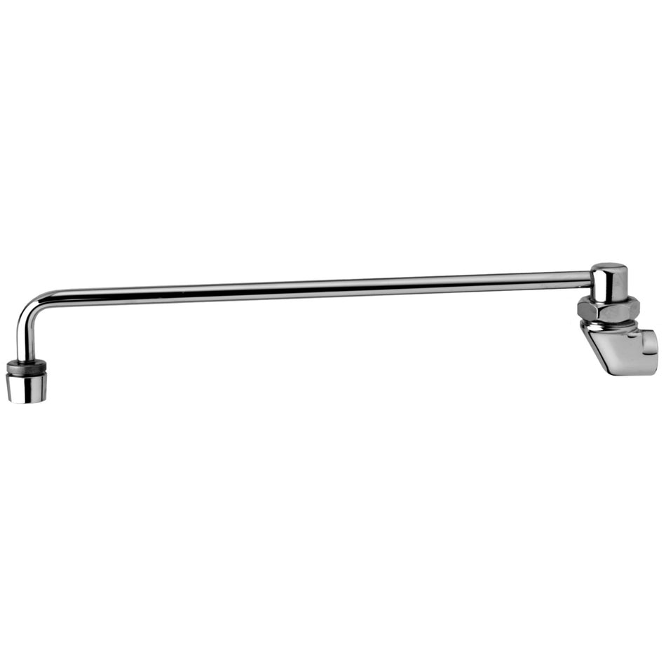 T&S B-0575 Splash Mount Chinese Range Faucet w/ 13 3/4" Swing Nozzle