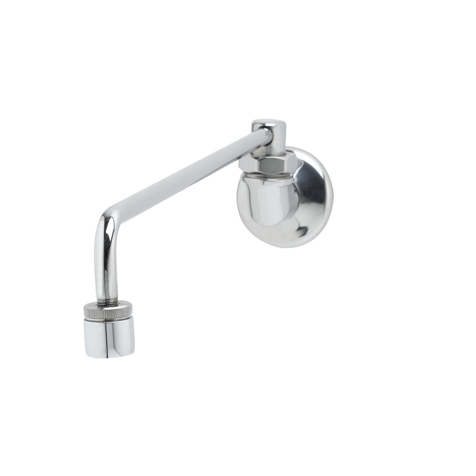 T&S B-0577 Splash Mount Chinese Range Faucet w/ 13 3/4" Swing Nozzle