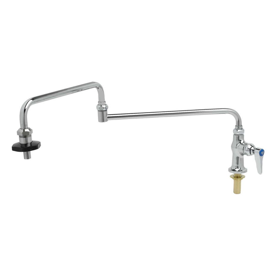 T&S B-0591 Deck Mount Pot Filler Faucet w/ 24" Double Jointed Swing Nozzle