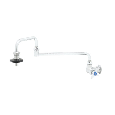 T&S Brass B-0592-CR Pot Filler - Cerama & 18" Double-Joint Nozzle