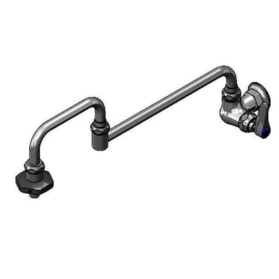 T&S Brass B-0592-LVR Pot Filler - Single Control & 18" Double-Joint Nozzle