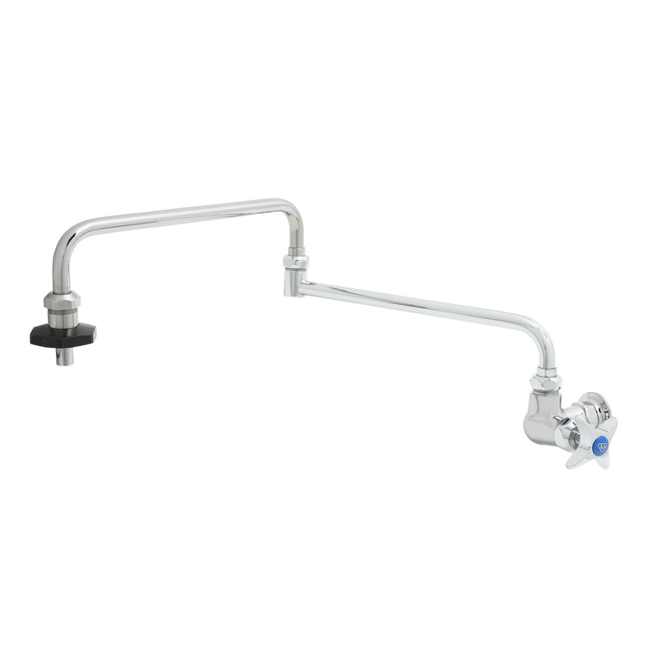 T&S Brass B-0594-CR Pot Filler - Cerama & 24" Double-Joint Nozzle