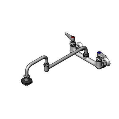 T&S Brass B-0597-EE Pot Filler - 18" Double-Joint & 00EE Flanges