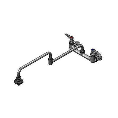 T&S Brass B-0598-CR Pot Filler - Ceramas & 24" Double-Joint Nozzle