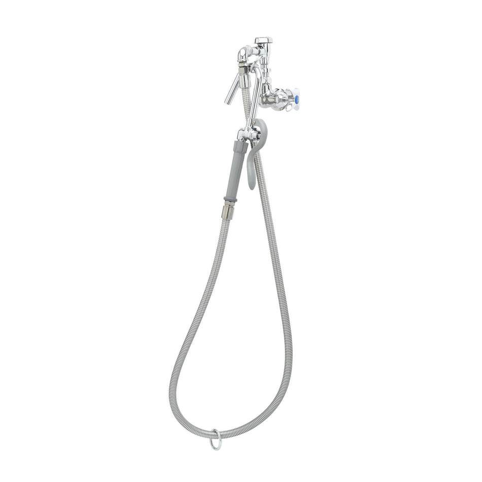 T&S Brass B-0605-CR Pot Filler - Ceramas & Self-Closing Nozzle
