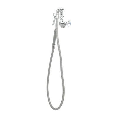 T&S Brass B-0606 Pot Filler - 60" Flex Hose & Hook Nozzle